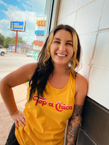 Top a Chica Gold Tank